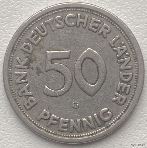 Германия 50 пфеннигов 1949 г. G