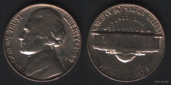 США km192A 5 центов 1964 год (-) kmA192.1 (_8 ТОРГ ЛЮБОЙ