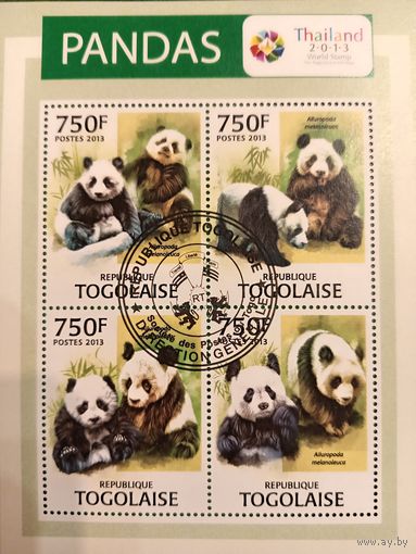 Того 2013. Фауна. Панда. Малый лист