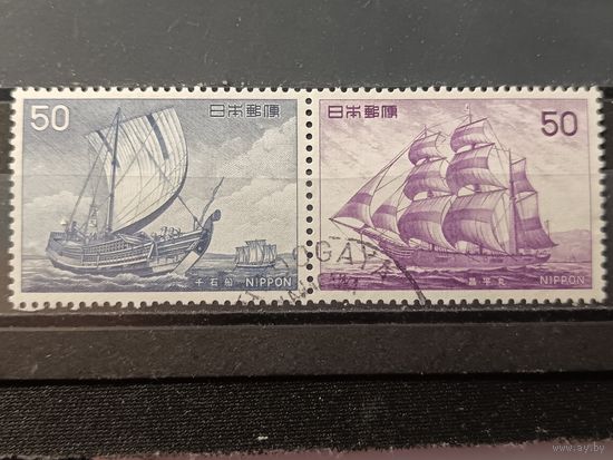 Япония, 1976. Парусники, сцепка