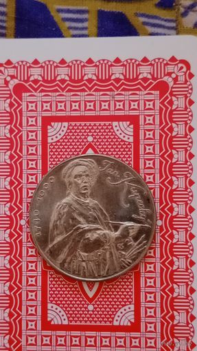 Чехословакия 100 крон 1990 Ян Купецкий художник