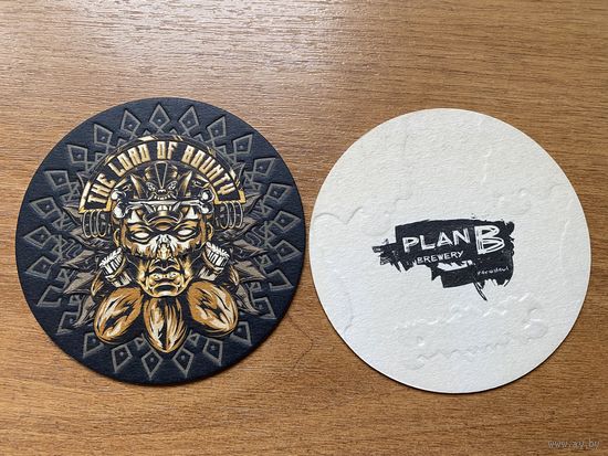 Подставка под пиво пивоварни PLAN B brewery /Россия/ No 13