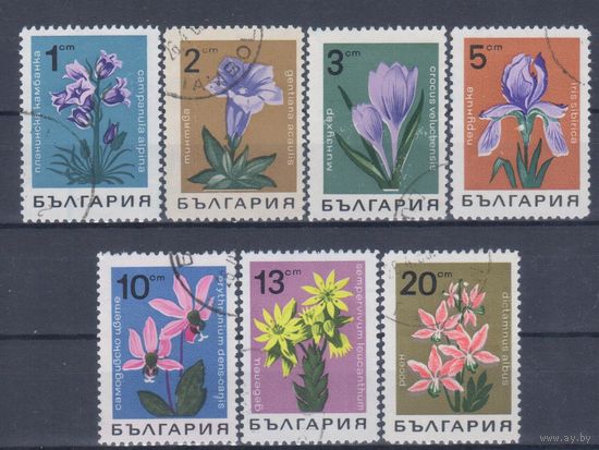 [605] Болгария 1968. Флора.Цветы. Гашеная серия.