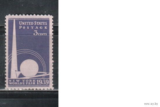 США-1939, (Скотт.853), *  , Нью-Йорк(одиночка)