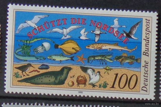 Германия, ФРГ 1990г. Mi.1454 MNH** полная серия