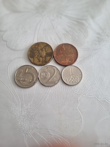 Монеты Чешской Республики.