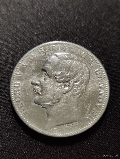 Германия. Гановер. Талер 1861г. Георг V