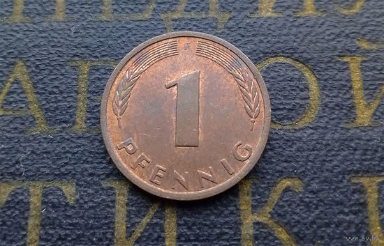 1 пфенниг 1991 (F) Германия ФРГ #30