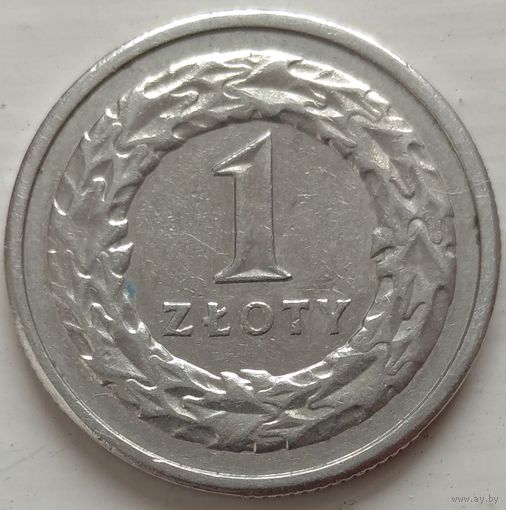1 злотый 1991 Польша. Возможен обмен