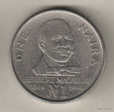 Нигерия 1 найра 1991