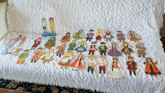 Бумажные куклы СССР лотом
