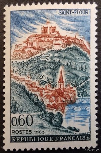Франция. 1963г. Mi1446**. Сен-Флер.