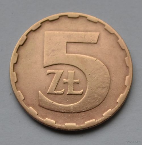 Польша, 5 злотых 1982 г.