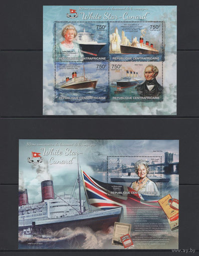 Центрально-Африканская Республика 2013** Корабли Круизные лайнеры Титаник