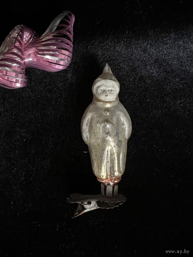 Игрушка ёлочная Мальчик в костюме клоуна каталог СССР
