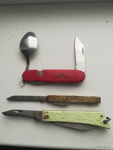 Карманные ножи из СССР. С рубля.
