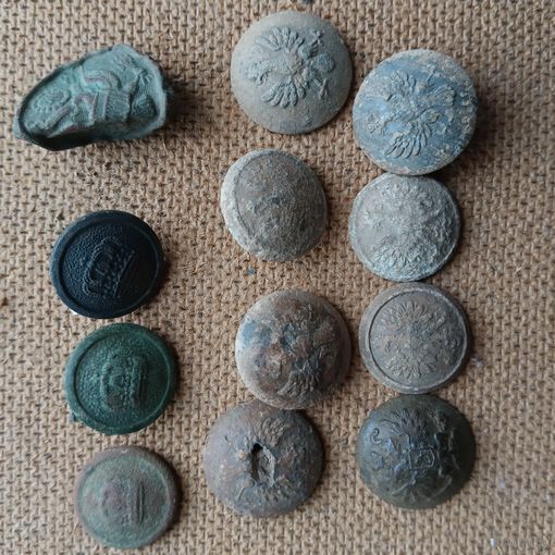 Пуговицы польские и немецкие