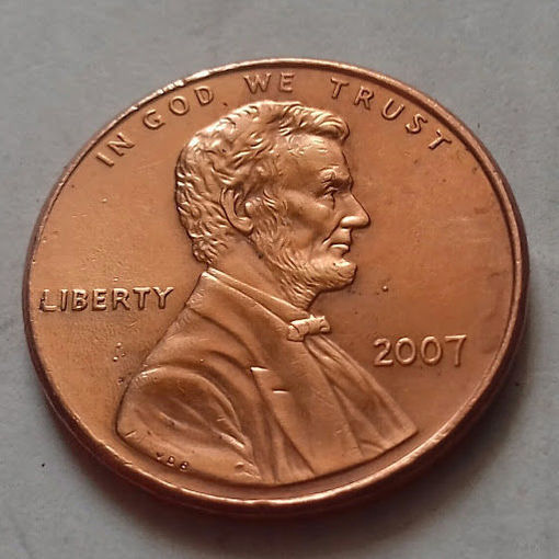 1 цент США 2007, 2007 D
