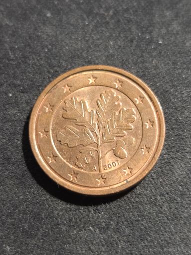 Германия 2 евроцента 2007 A
