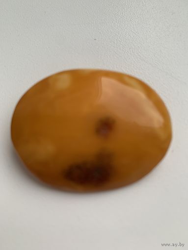 Янтарь Брошь янтарная овал