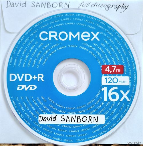DVD MP3 полная дискография David SANBORN (New age) - 1 DVD