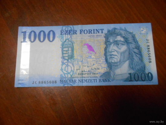 Венгрия 1000 форинтов 2021 г