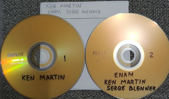 DVD MP3 дискография Ken MARTIN, ENAM, Serge BLENNER - 2 DVD
