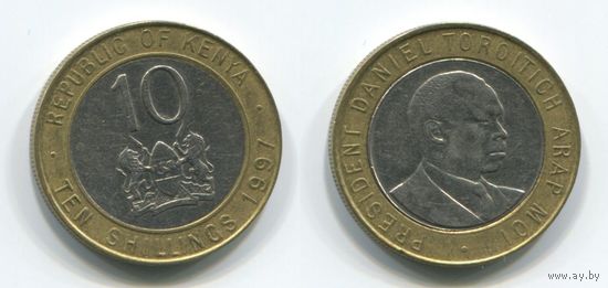 Кения. 10 шиллингов (1997)