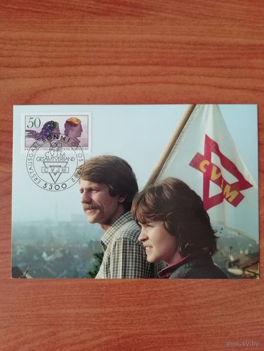 ФРГ 1982 Карт максимум марки  "100 лет Христианской ассоциации молодых людей" Mi. 1133