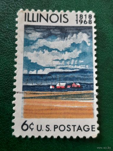 США 1968. 150 летие штата Иллинойс. Полная серия