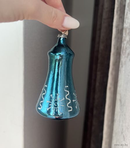 Елочная игрушка Колокольчик СССР К.6