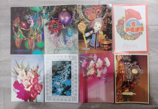 Открытки СССР в коллекцию чистые