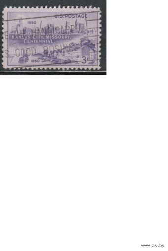 США-1950, (Мих.612), гаш. , Канзас-Сити(одиночка),