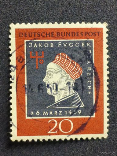 Германия 1959. 500-летие со дня рождения Якоба Фуггера, 1459-1525 гг.. Полная серия