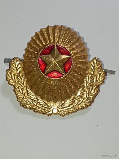 Общевойсковая офицерская кокарда Вооруженных Сил Республики Беларусь. С рубля .