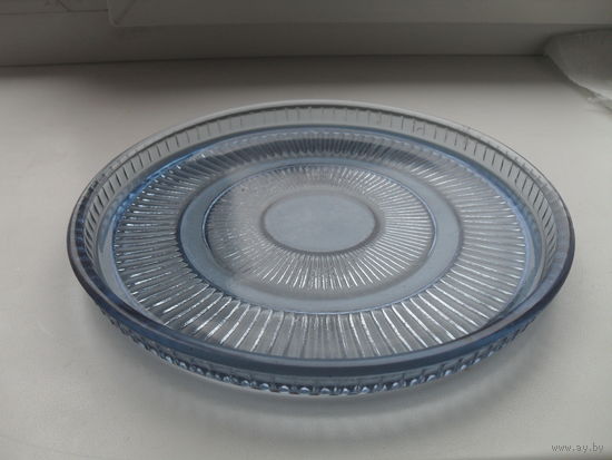 Поднос,стекло.D 23 см.