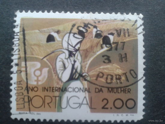 Португалия, 1975. Международный год женщин, крестьянка