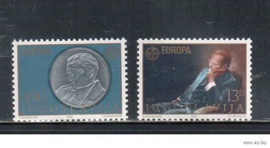 Югославия-1980 (Мих.1828-1829) , ** ,Личности, Тито(полная серия)