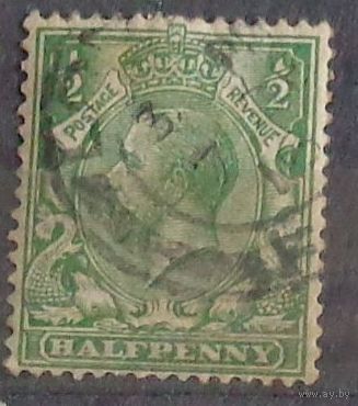 Король Георг V. Великобритания. Дата выпуска: 1924