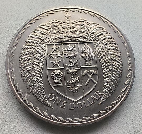 Новая Зеландия 1 доллар, 1967  3-3-6