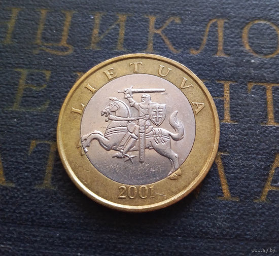 2 лита 2001 Литва #04
