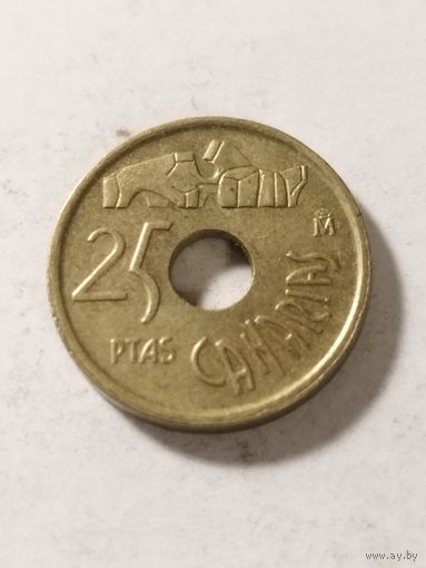 Испания 25 песет Канарские острова 1994