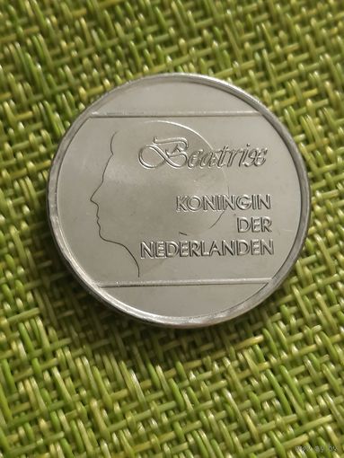 Аруба 1 флорин 1986 г ( Беатрис )