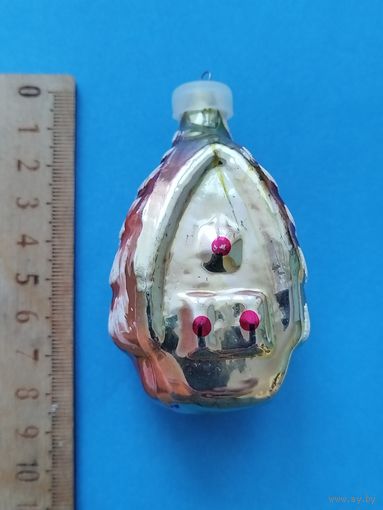 Ёлочная игрушка из СССР. Сказочный домик). С рубля