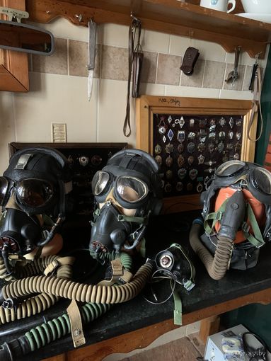 Познавательно-сравнительный лот из 4-х !!!  оригинальных советских масок для мягких шлемов или только по ЗШ-3!