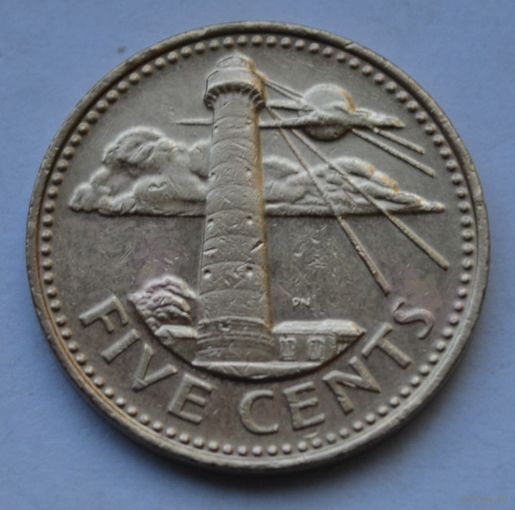 Барбадос, 5 центов 1998 г.
