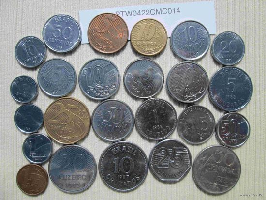 24 монеты Бразилии