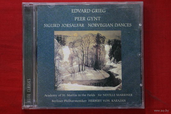 Edvard Grieg - Peer Gynt, Sigurd Jorsalfar - Norvegian Dances (2001, CD)