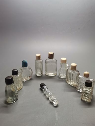 Флакончик от парфюм СССР. 10 шт. одним лотом.
