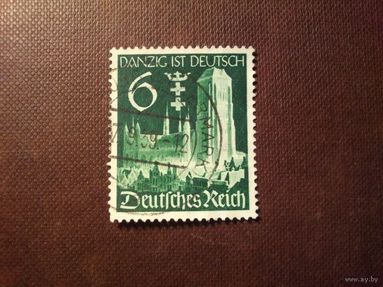 Германия .Рейх 1939 г.Реинтеграция Данцига в Германский Рейх./36а/